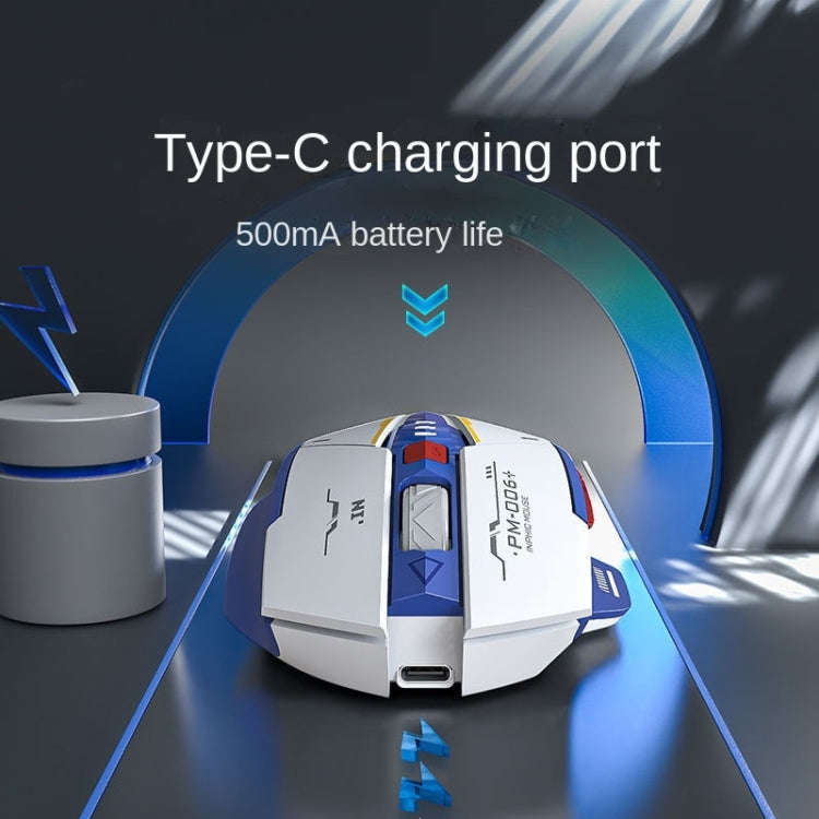 Inphic F9 Mecha Wireless Mouse Charging Office Game Mouse(Single Model 2.4G)