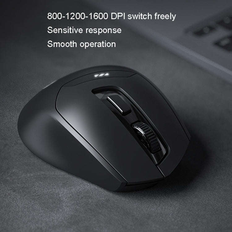 Inphic DR01 Bluetooth 3 Mode Wireless Mouse Charging Quiet Office Game Laptop Computer Home Use(B...