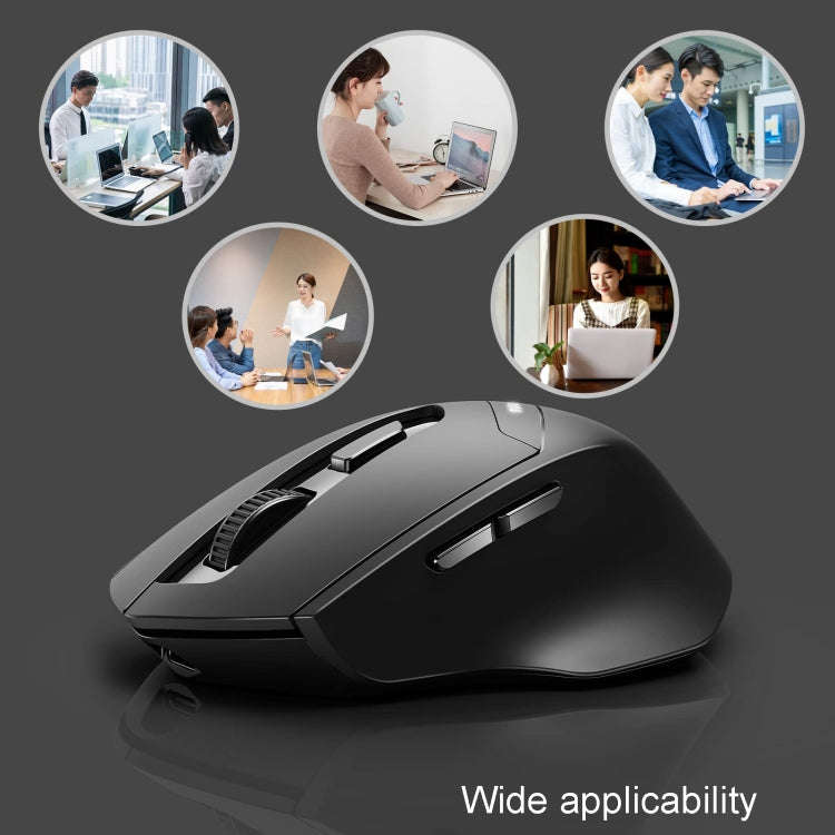 Inphic DR01 Bluetooth 3 Mode Wireless Mouse Charging Quiet Office Game Laptop Computer Home Use(B...