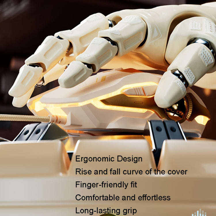Inphic PW5 Mecha Wired Game Mouse Macro Definition Light Mute Office USB Computer Mouse