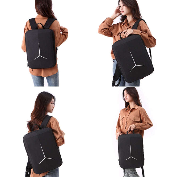 For DJI AIR 3 Storage Bag Backpack Compatible with RC-N2 or RC 2 Remote Control(Black)