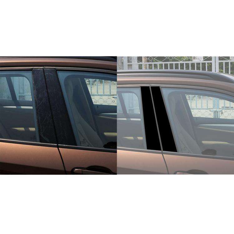 For 2011-2015 BMW X1 E84 6pcs /Set Universal B-pillar Decorative Sticker for Left and Right Drive...