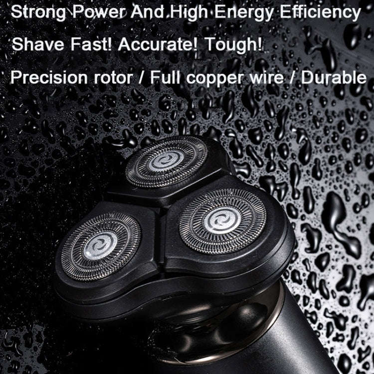 3-in-1 Multifunctional Razor Electric Shaver Nose Hair Sideburn Trimmer(English Neutral Version)