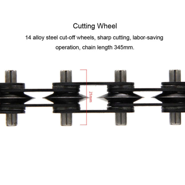HSD HS-1490 Automobile Exhaust Pipe Chain Cutting Knife Copper And Aluminum Pipe Cutting Knife