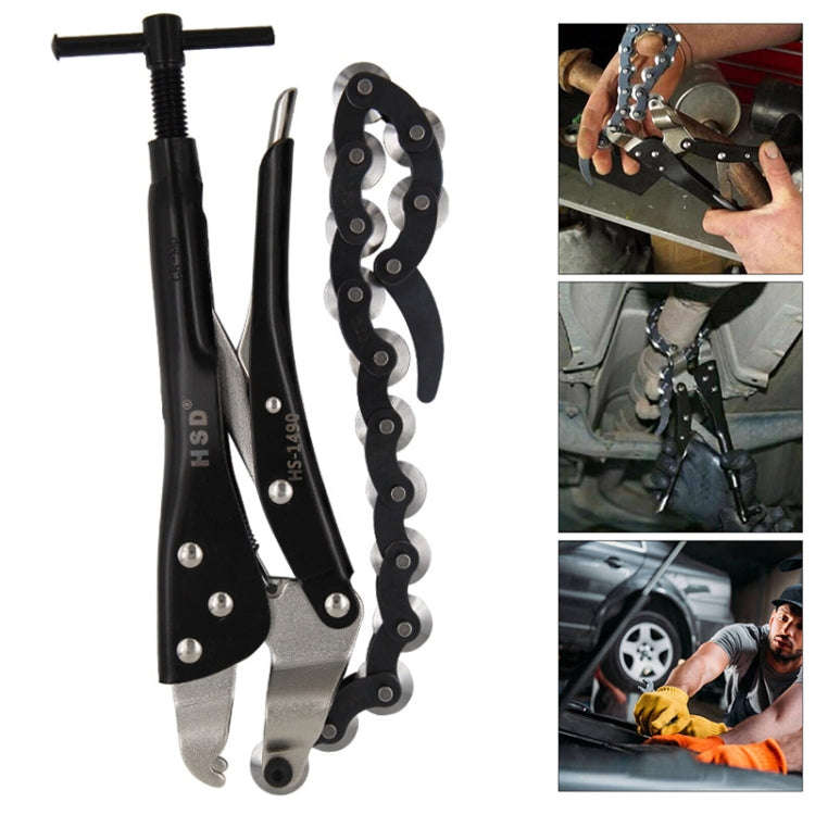 HSD HS-1490 Automobile Exhaust Pipe Chain Cutting Knife Copper And Aluminum Pipe Cutting Knife