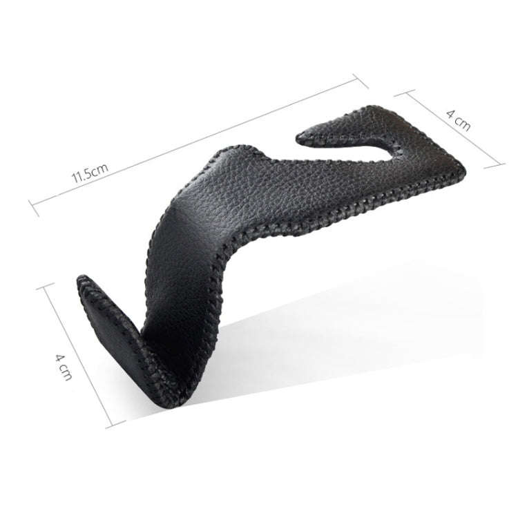 Car Hidden Multi-function Seat Back Seat Small Hook(Black Red)