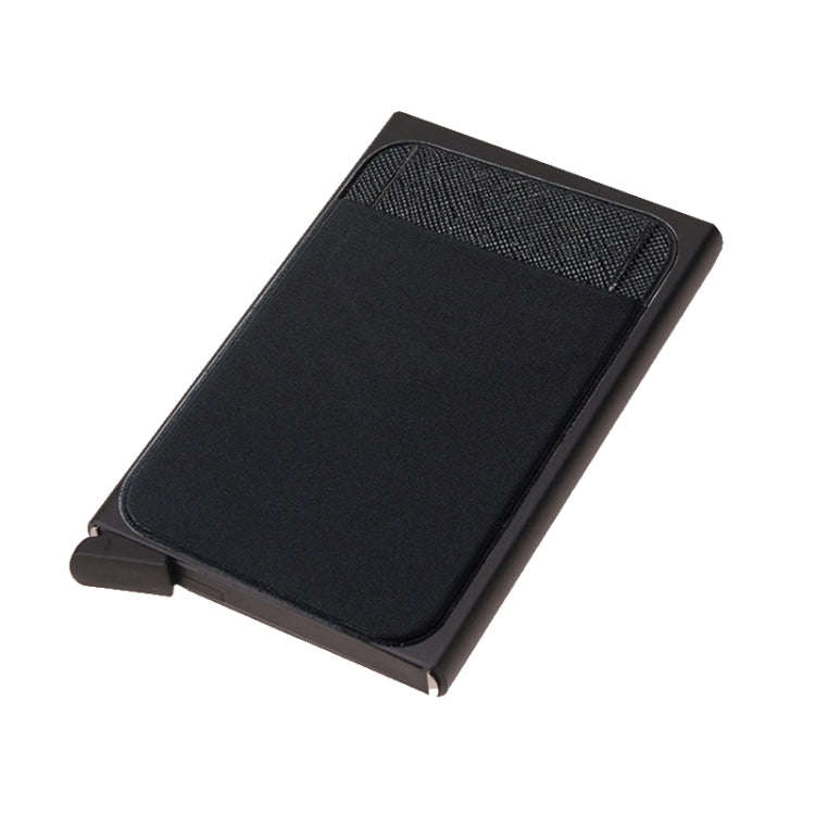 RFID Short Metal Card Case Credit Card Holder Wallet(Red)