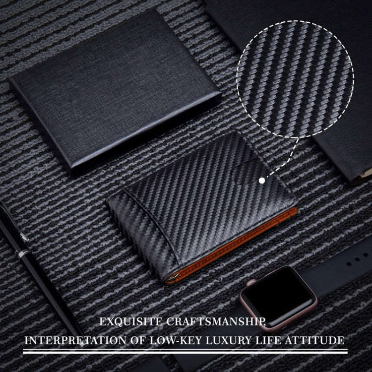 RFID Anti-Theft Brush Leather Multi Card Pocket Coin Wallet Credit Card Case(Flat Pattern+Orange ...