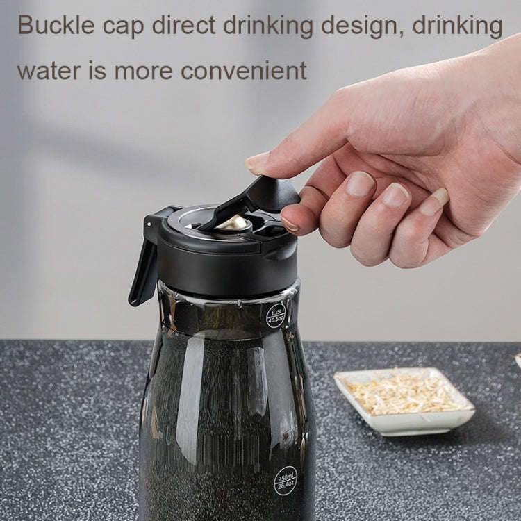 Nobvan Magic Ball Magnetic Bomb Tea Warehouse Tritan Large Capacity Sports Cup, Style: 550ml (Gray)