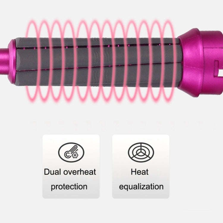 5 In 1 Hot Air Comb Automatic Curling Iron Curling & Straightening Hair Styling Comb Hair Dryer, ...