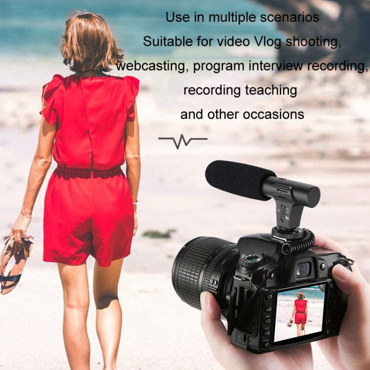 Video Recording Live Camera Mobile Conference Recording Microphone(Black)