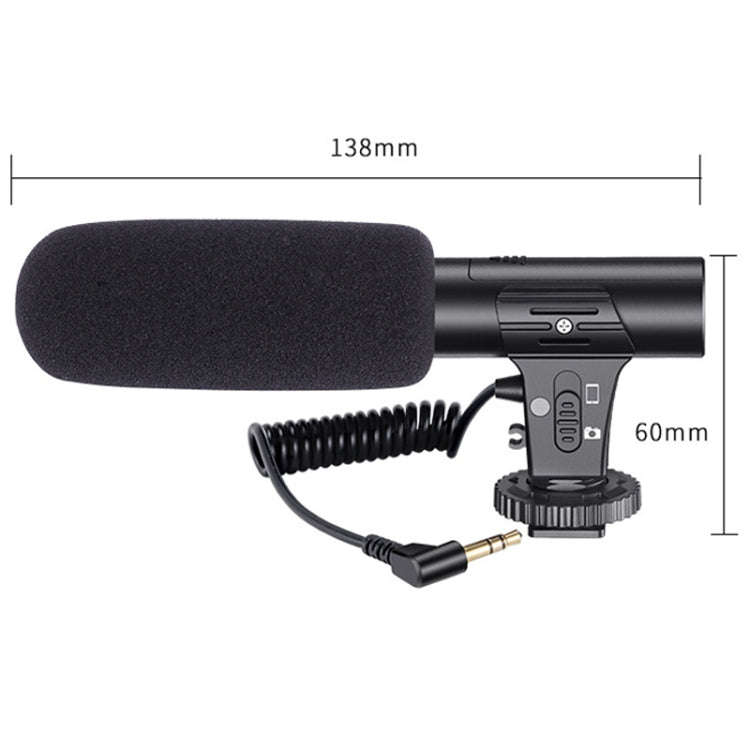Video Recording Live Camera Mobile Conference Recording Microphone(Black)