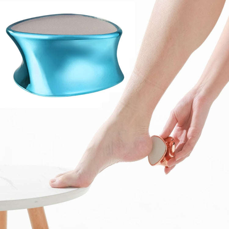 2 In 1 Hair Removal Foot Grinder Foot Peeling Pedicure Tool Epilator(Blue)