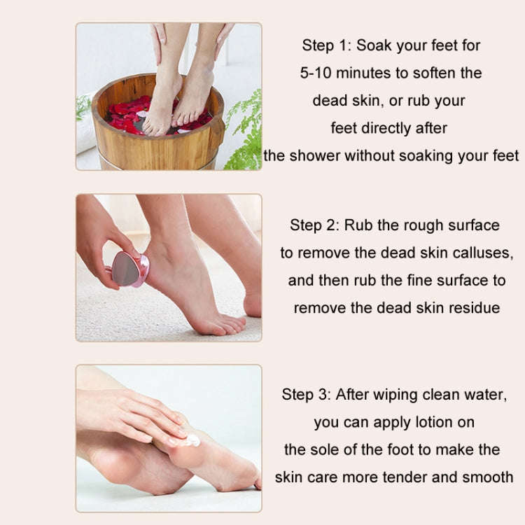 2 In 1 Hair Removal Foot Grinder Foot Peeling Pedicure Tool Epilator(Gold)