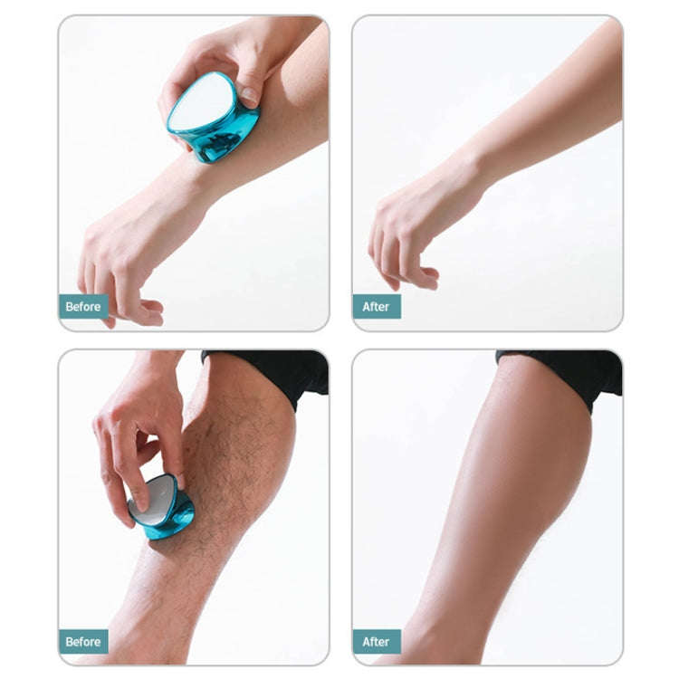 2 In 1 Hair Removal Foot Grinder Foot Peeling Pedicure Tool Epilator(Silver)