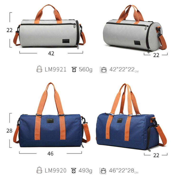 Large-capacity Dry and Wet Separation Waterproof Gym Bag Handheld Casual Yoga Bag, Color: 9920 Blue