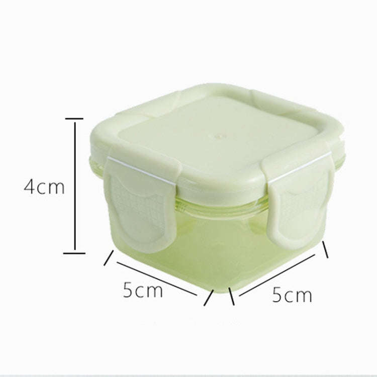 60ml Mini Fresh-Keeping Box Food Grade Thickened Sealed Baby Food Supplement Box(Girly Pink)