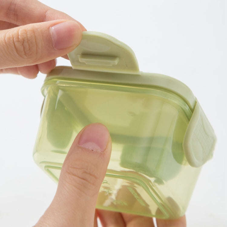 150ml Mini Fresh-Keeping Box Food Grade Thickened Sealed Baby Food Supplement Box(Green)