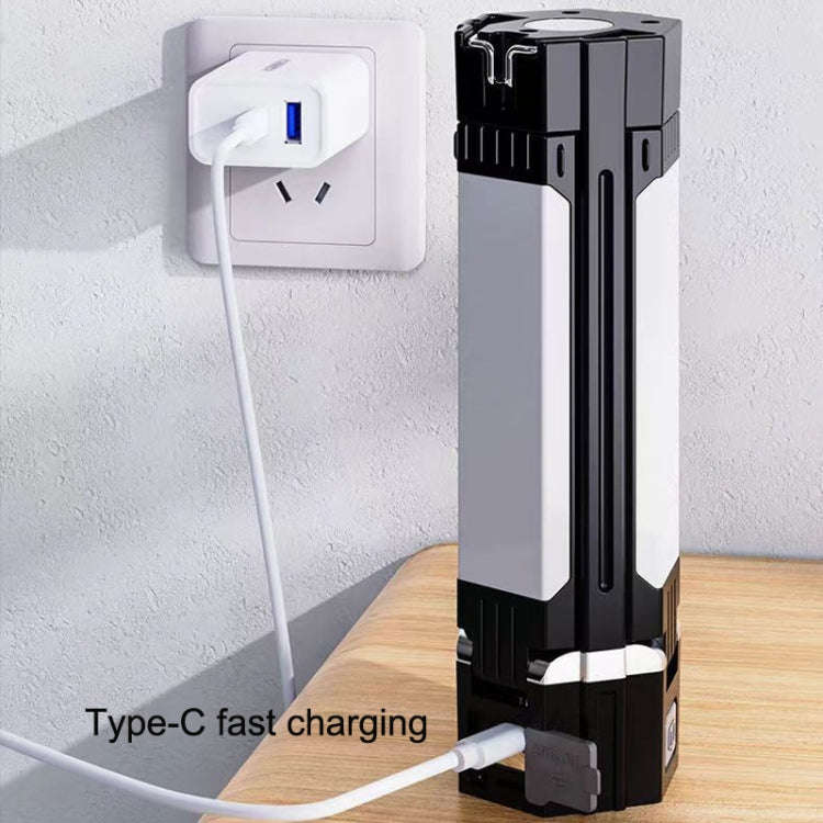 Outdoor Camping Light Folding Lighting Hangable Work Lights Multi-Function Emergency Lights 3000mAh