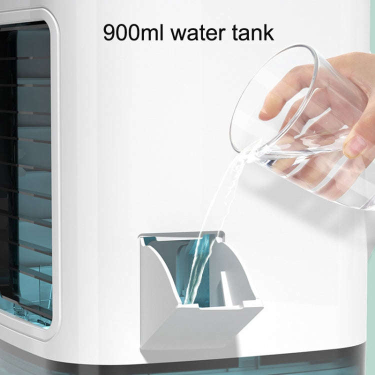 Desktop Mini Cold Air Fan Home Humidifier Dual Spray Air Conditioning Fan Without Plug