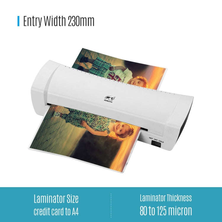 Osmile SL200 A4 Photo Cold and Hot Laminating Machine 340mm/min Speed EU Plug