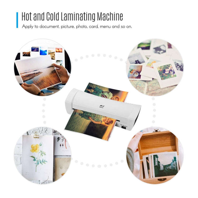 Osmile SL200 A4 Photo Cold and Hot Laminating Machine 340mm/min Speed EU Plug