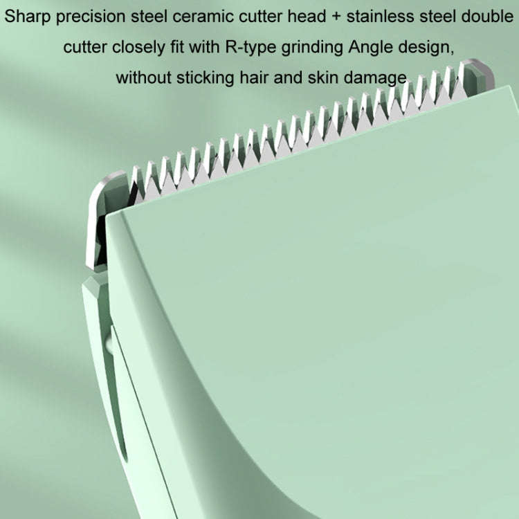 Pet Shaver Cat Dog Paw Hair Clipper Electric Fader, Color: 3 in 1 Green