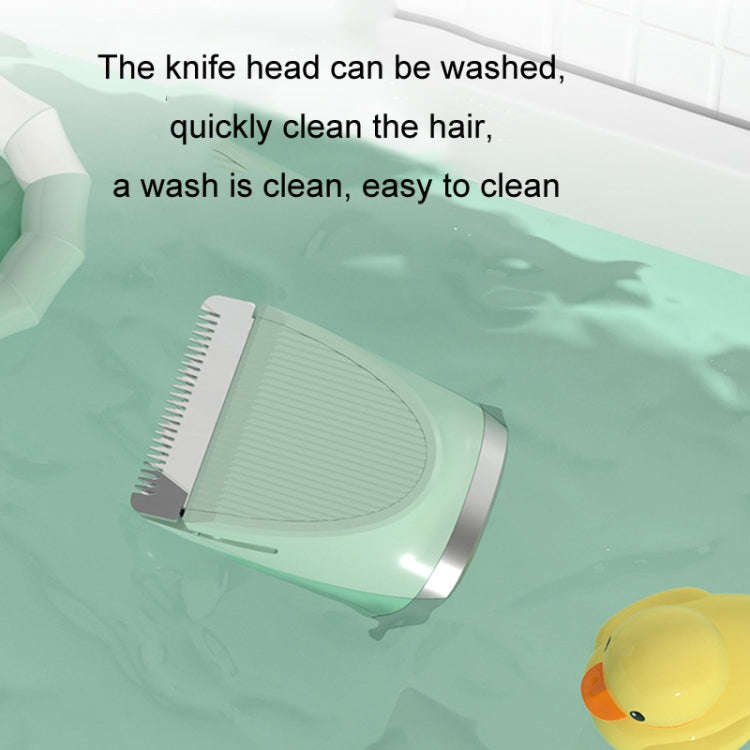 Pet Shaver Cat Dog Paw Hair Clipper Electric Fader, Color: 2 in 1 Green