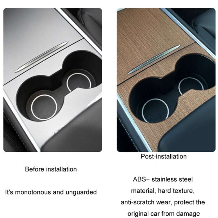 For Tesla Model3/Y Central Control Panel Modification Anti-Scratch Protective Sticker(Carbon Fibe...
