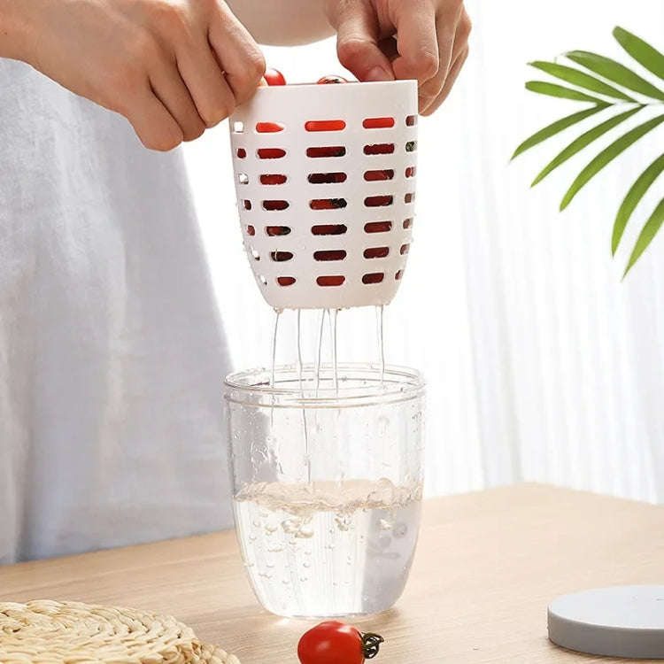 600ml Fruit and Veggie Snack Cup with Lid and Fork Airtight Leak-proof Salad Box(Green)