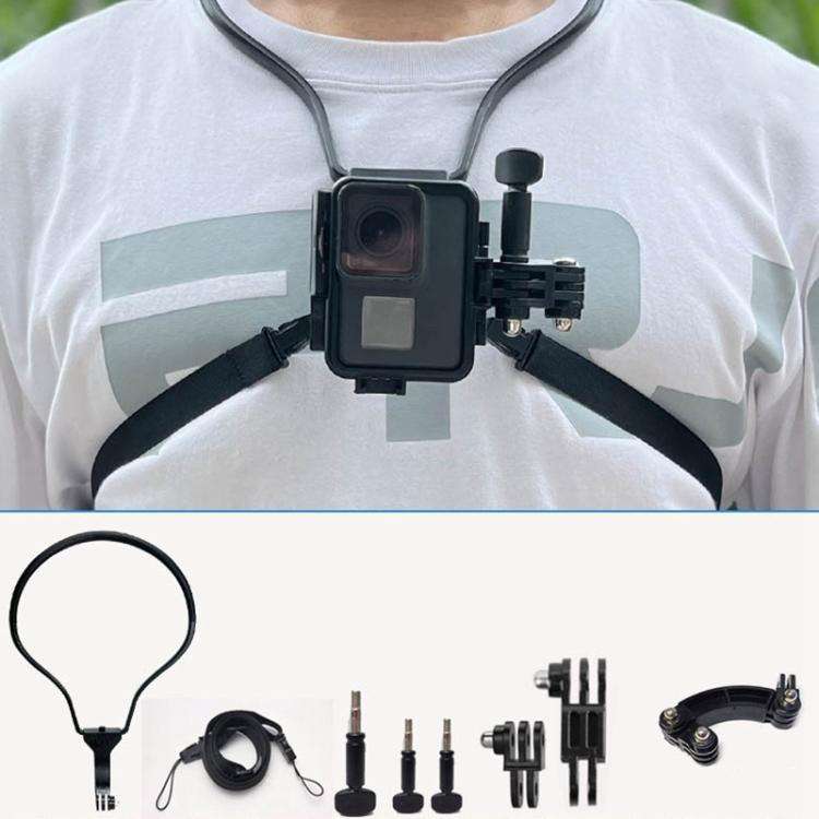 TUYU Camera Neck Holder Mobile Phone Chest Strap Mount  For Video Shooting//POV, Spec: Vertical S...