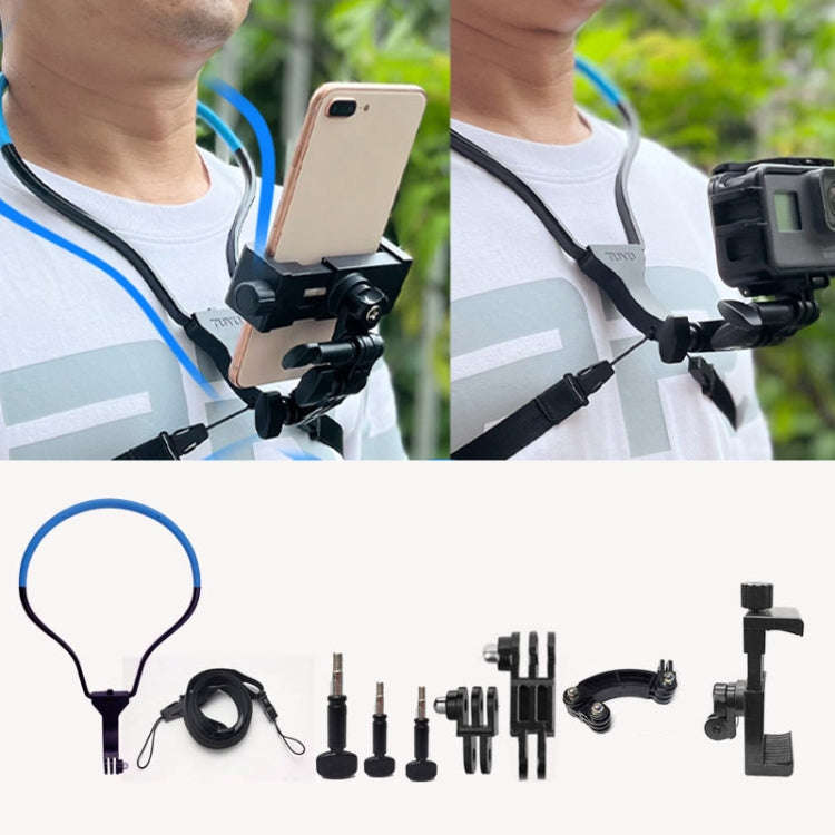 TUYU Camera Neck Holder Mobile Phone Chest Strap Mount  For Video Shooting//POV, Spec:  Vertical ...