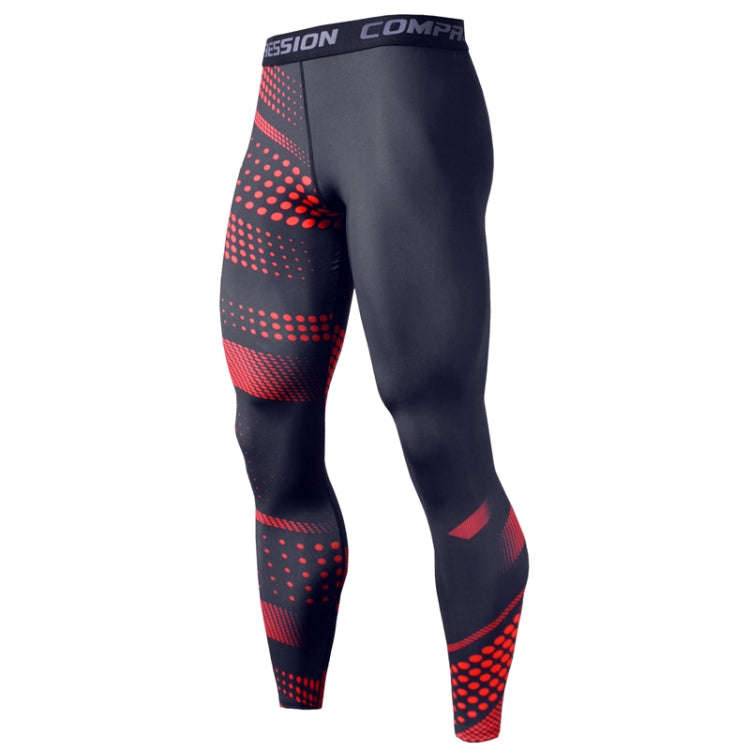 Quick-Drying Sports Pants Men Tight Fitness Basketball Pants, Size: L(KC172)
