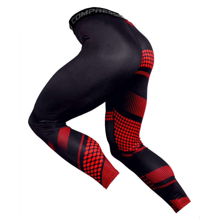 Quick-Drying Sports Pants Men Tight Fitness Basketball Pants, Size: L(KC172)