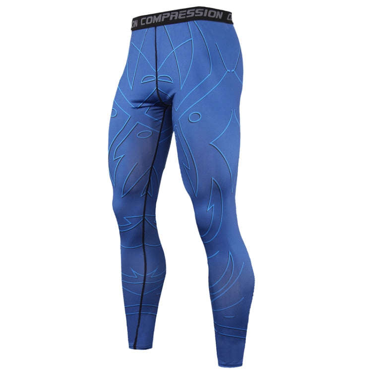 Quick-Drying Sports Pants Men Tight Fitness Basketball Pants, Size: L(KC173)