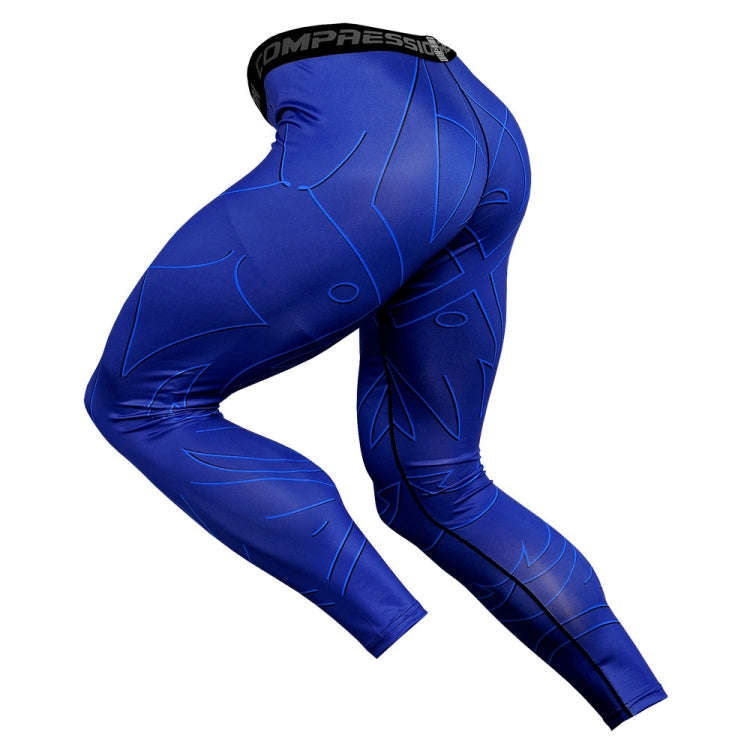 Quick-Drying Sports Pants Men Tight Fitness Basketball Pants, Size: L(KC173)