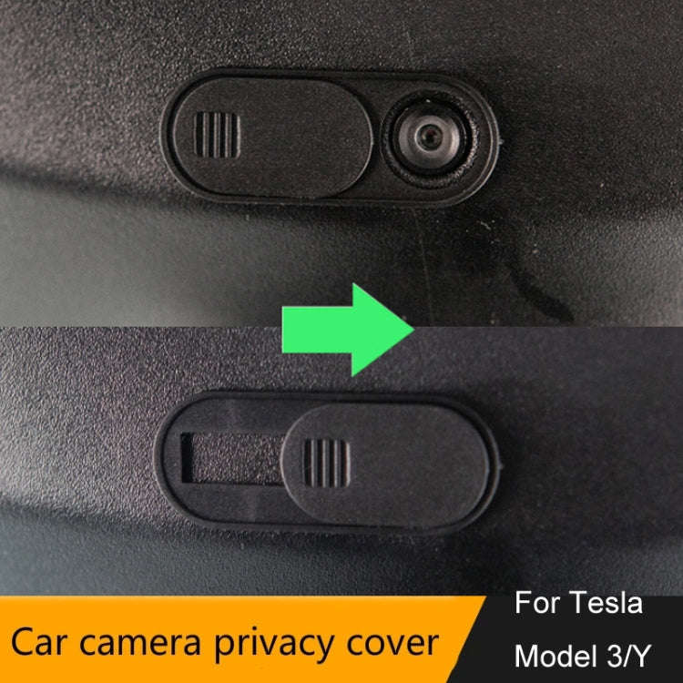 For Tesla Model 3/Y Camera Privacy Protection Sticker Cover(Black)