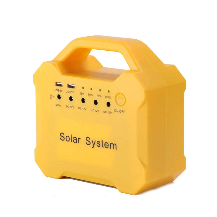 7AH 10W Solar Panel Emergency Light Rechargeable LED Solar Energy Kit