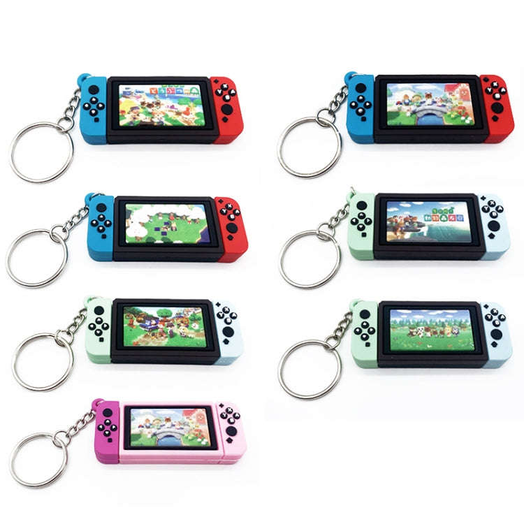 Gamepad Keychain Game Charm Pendant(Pink Small Bridge)