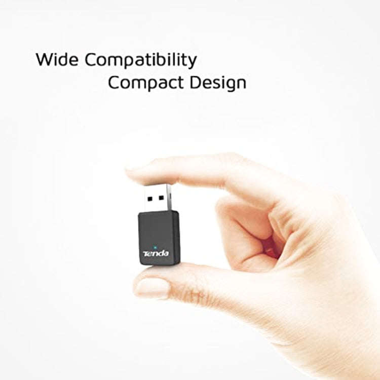 Tenda U9 650Mbs Drive-Free USB Wireless Network Card 5G Dual Band Desktop Laptop WiFi Receiver
