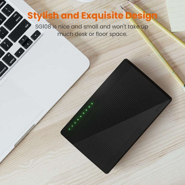 Tenda SG108 100/1000M Desktop Network Switch 8 Port Gigabit Desktop Switch Ethernet Switch LAN Hu...