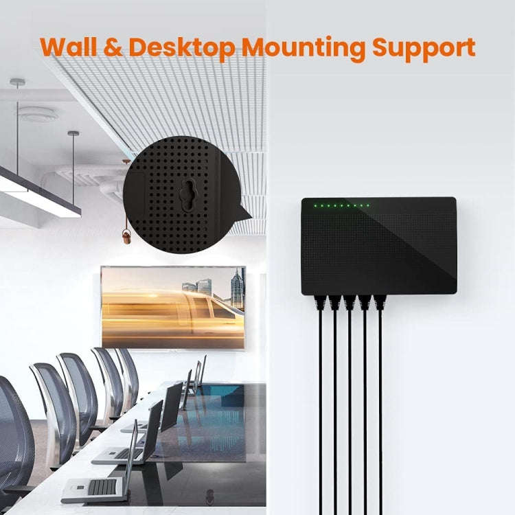 Tenda SG108 100/1000M Desktop Network Switch 8 Port Gigabit Desktop Switch Ethernet Switch LAN Hu...