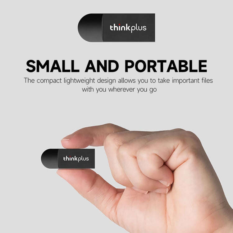Lenovo ThinkPlus MU222 2.0 Business Office U Disk, Capacity: 8GB(Black)