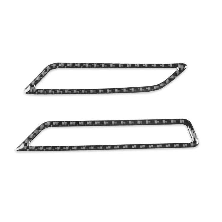 For Volkswagen Sagitar 2019-2023 2pcs /Set Left-Hand Drive Instrument Air Outlet Sticker(Black)