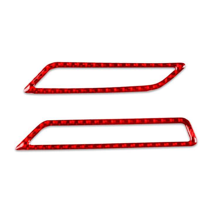 For Volkswagen Sagitar 2019-2023 2pcs /Set Left-Hand Drive Instrument Air Outlet Sticker(Red)