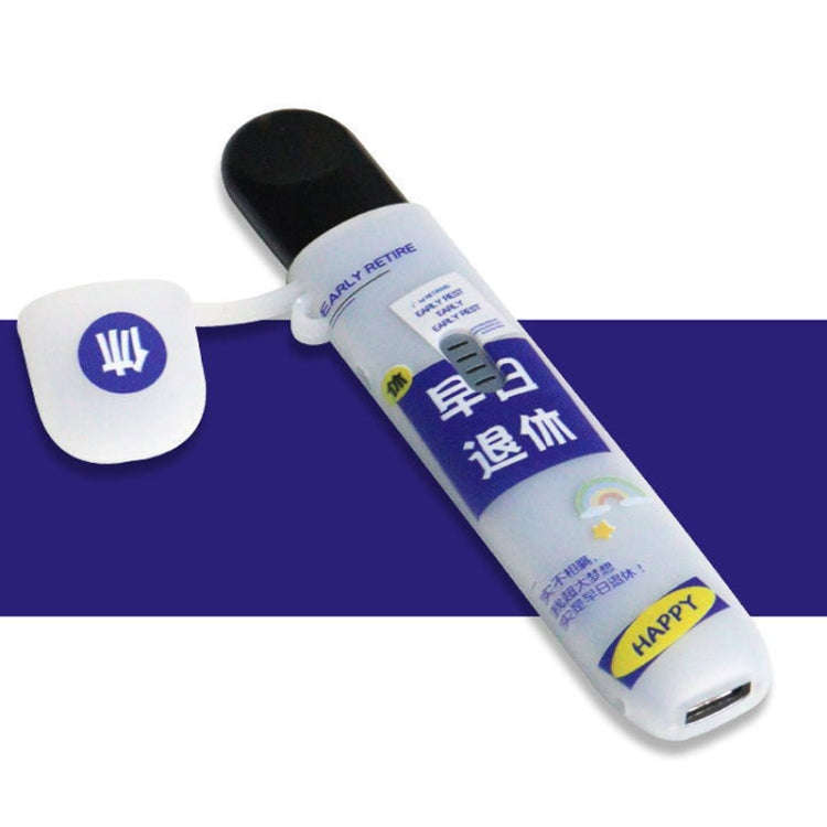 For RELX 5th Generation E Cigarette Drop-Proof Printed Protective Case Cigarette Stick Sleeve(Ear...