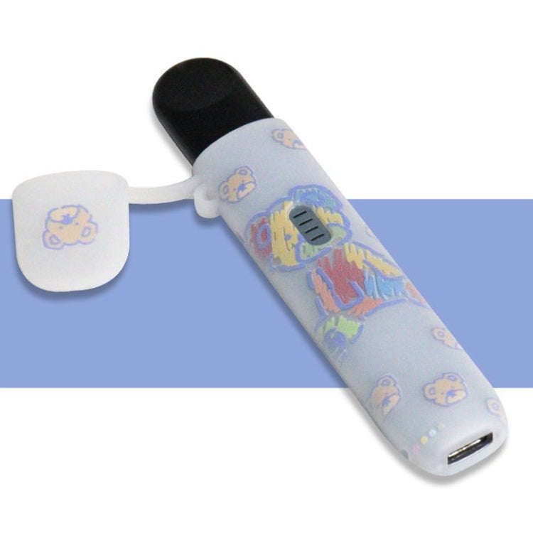 For RELX 5th Generation E Cigarette Drop-Proof Printed Protective Case Cigarette Stick Sleeve(Gra...