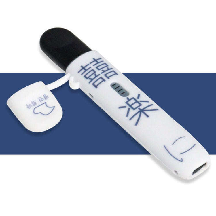 For RELX 5th Generation E Cigarette Drop-Proof Printed Protective Case Cigarette Stick Sleeve(Off...