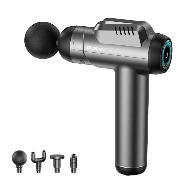 Konka 6 Speed Intelligent Fascia Gauge Muscle Relaxation Massager With 4 Massage Heads(Upgraded M...