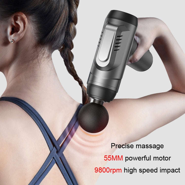 Konka 6 Speed Intelligent Fascia Gauge Muscle Relaxation Massager With 4 Massage Heads(Upgraded M...